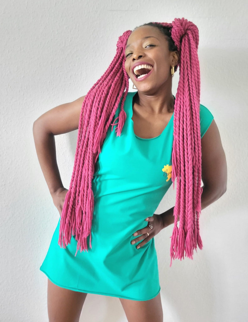 Sleeveless T-shirt BRASIL Green