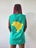 Sleeveless T-shirt BRASIL Green