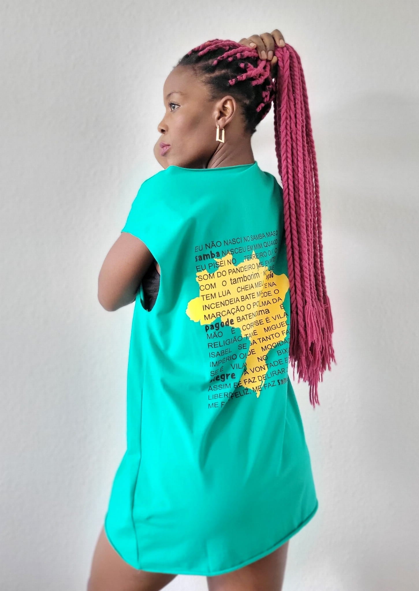 Sleeveless T-shirt BRASIL Green