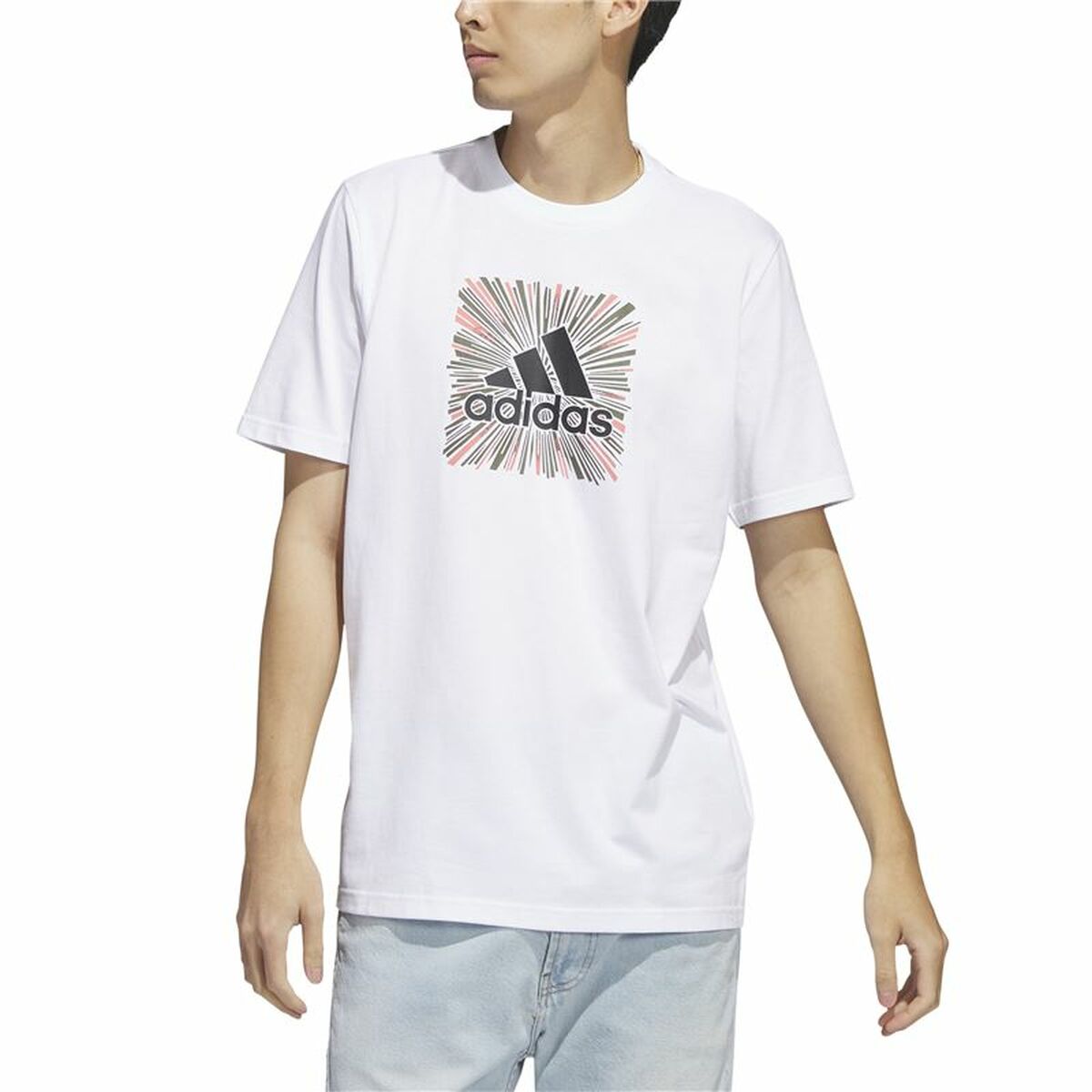 Men’s Short Sleeve T-Shirt Adidas Sport Optimist (XS)