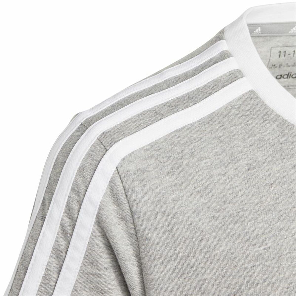 Child's Short Sleeve T-Shirt Adidas Grey
