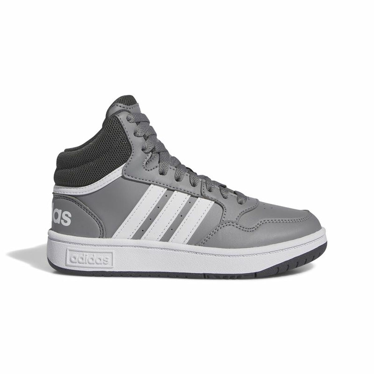 Sports Shoes for Kids Adidas Hoops 3.0 Mid Grey