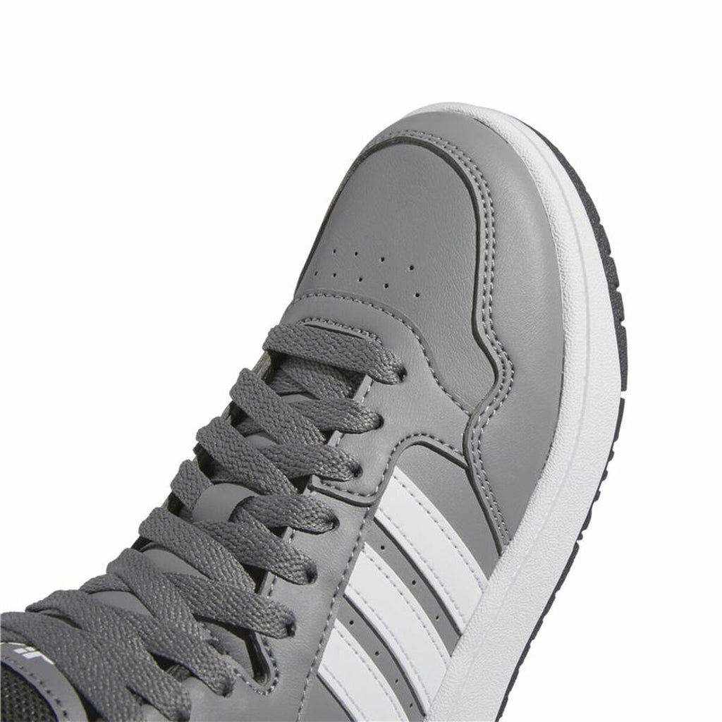 Sports Shoes for Kids Adidas Hoops 3.0 Mid Grey