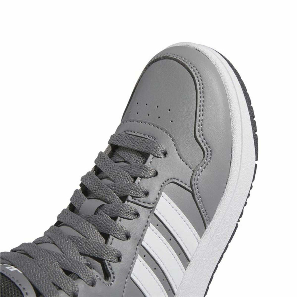 Sports Shoes for Kids Adidas Hoops 3.0 Mid Grey