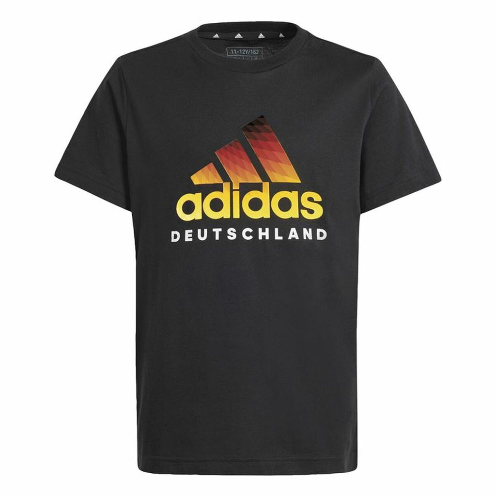 Short Sleeve T-Shirt Adidas Deutschland Black
