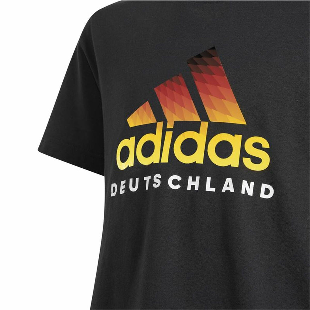 Short Sleeve T-Shirt Adidas Deutschland Black