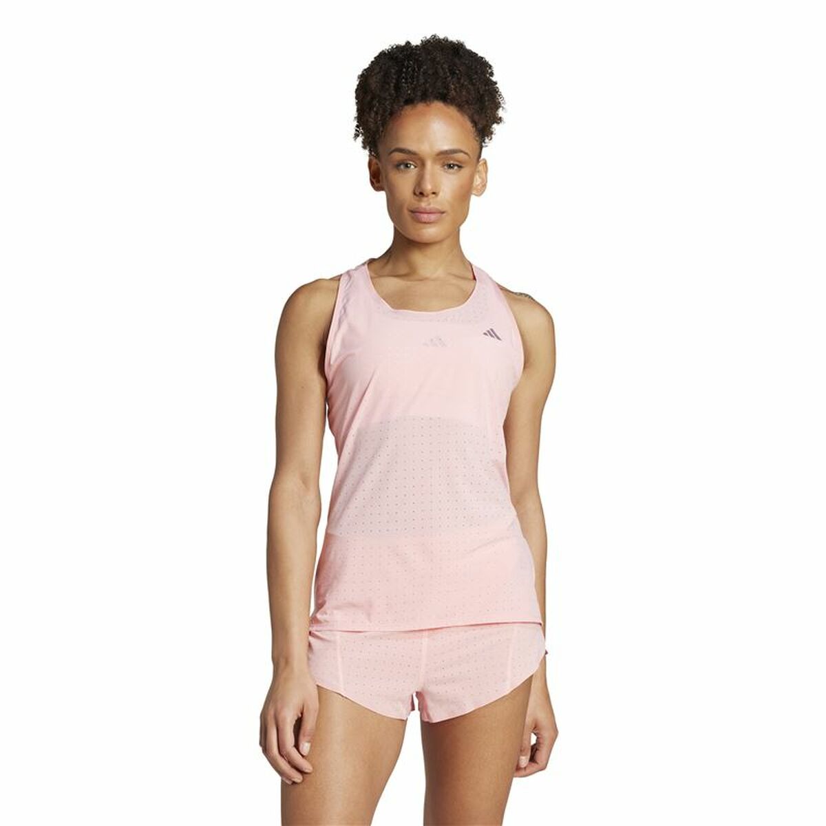 Men’s Short Sleeve T-Shirt Adidas Adizero Pink