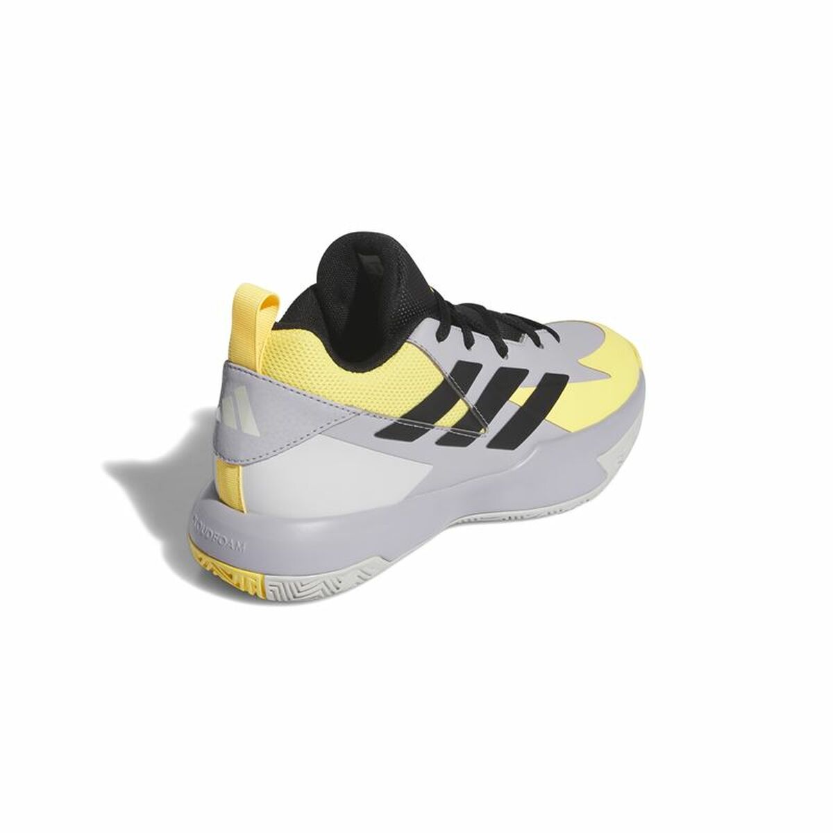 Basketball Shoes for Children Adidas Cross Em Up Select Mid Yellow Grey