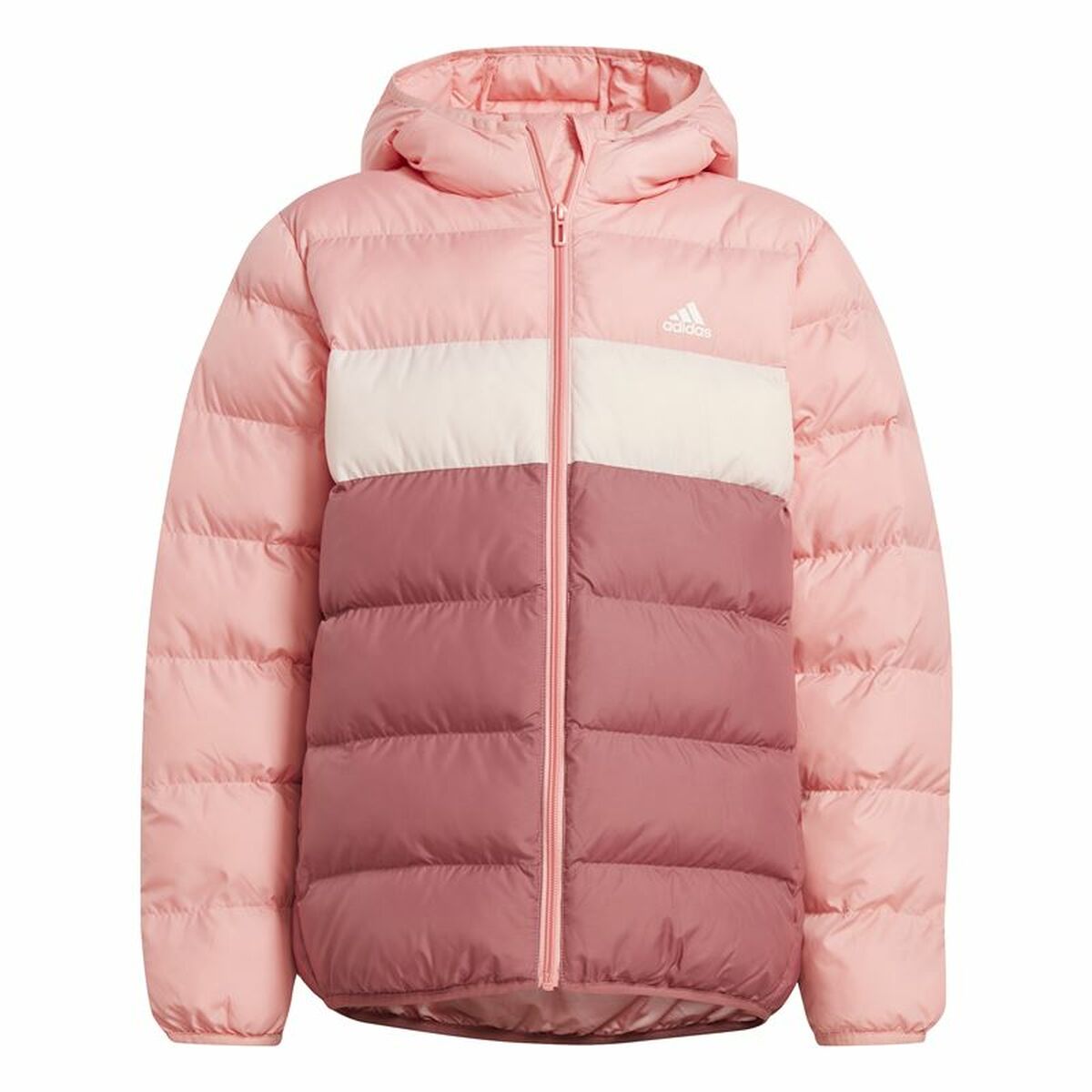 Children's Sports Jacket Adidas Synthetic Down Pink