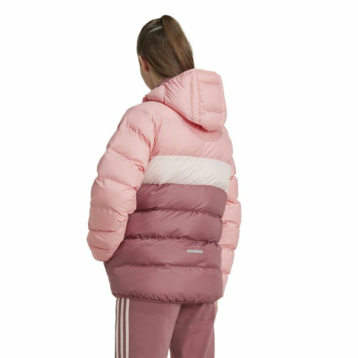 Children's Sports Jacket Adidas Synthetic Down Pink