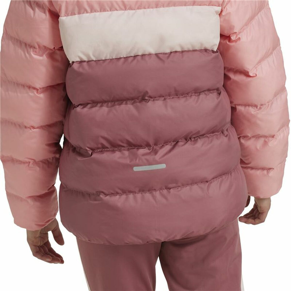 Children's Sports Jacket Adidas Synthetic Down Pink